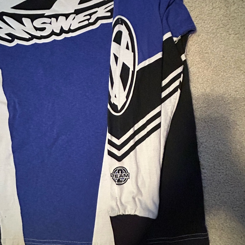 Answer Kids Blue and Black Jersey - Picture 10 of 10